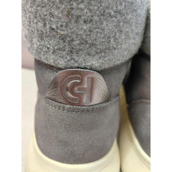 Cole Haan Grand ZG Field Hiker W29505 Grey Suede Lace Up Boots Womens 9.5B - Picture 6 of 10